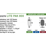 Спальный мешок High Peak Lite Pak 800 / +8°C (Left) Black/green