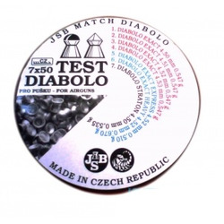 Пули JSB Diabolo TEST EXACT 0,51-0,547-0,67 г. 350 шт.