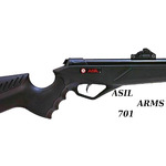 Пневматическая винтовка воздушка ASIL ARMS 701 4,5 mm пластик