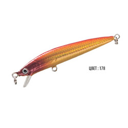 Воблер AZTEK M, 80 мм, 5,4 г, цвет 178, для ловли щуки, судака, окуня