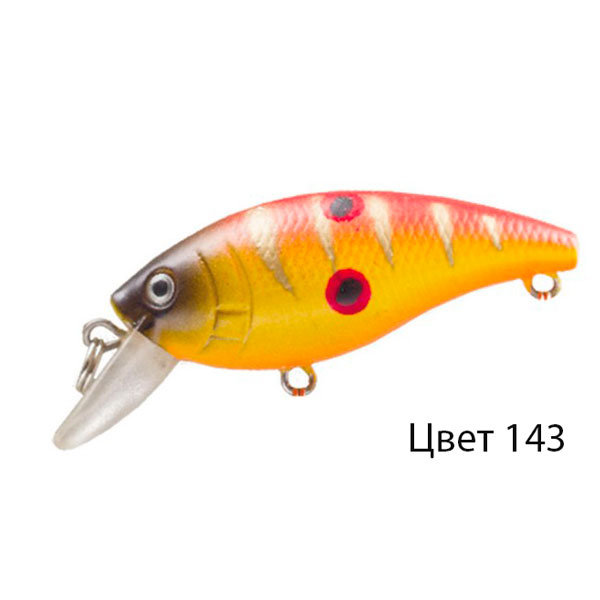 Воблер FLICK, 55 мм, 5,2 г, цвет 143, для ловли щуки, судака, окуня