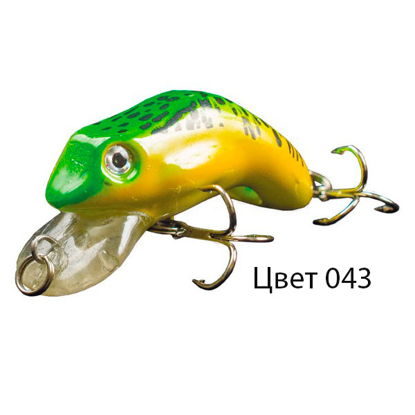 Воблер FROGGI, 60 мм, 8,2 г, цвет 043, для ловли щуки, судака, окуня